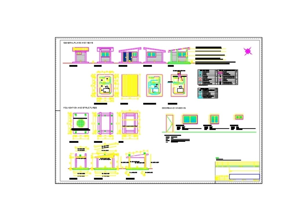 Surveillance and control booth plans