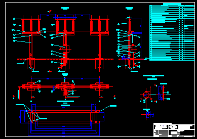 Sectionneur 132 kv- 3c simple rangée- détail de montage