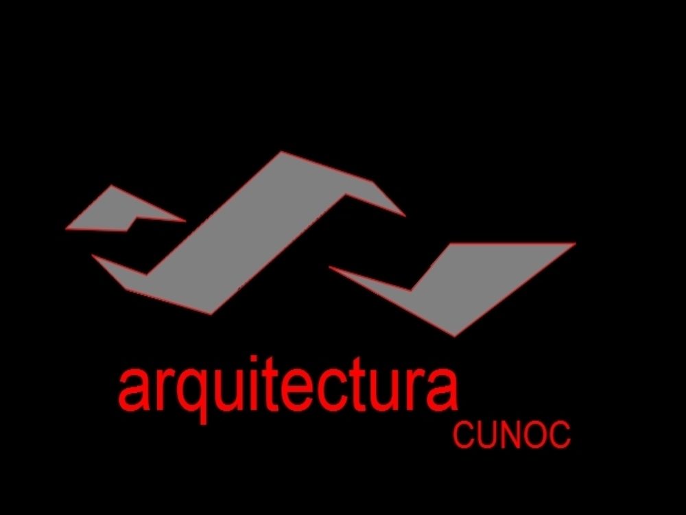 Divisão de logotipo de arquitetura e design usac cunoc