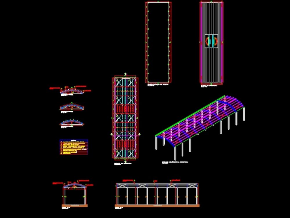Progettazione capannone in struttura metallica