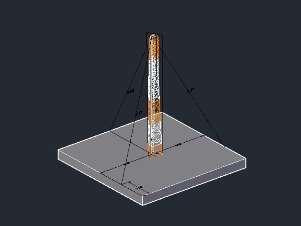 Projeto de torre de comunicação.