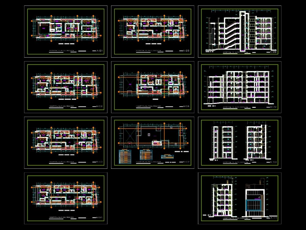 hospital architectural project