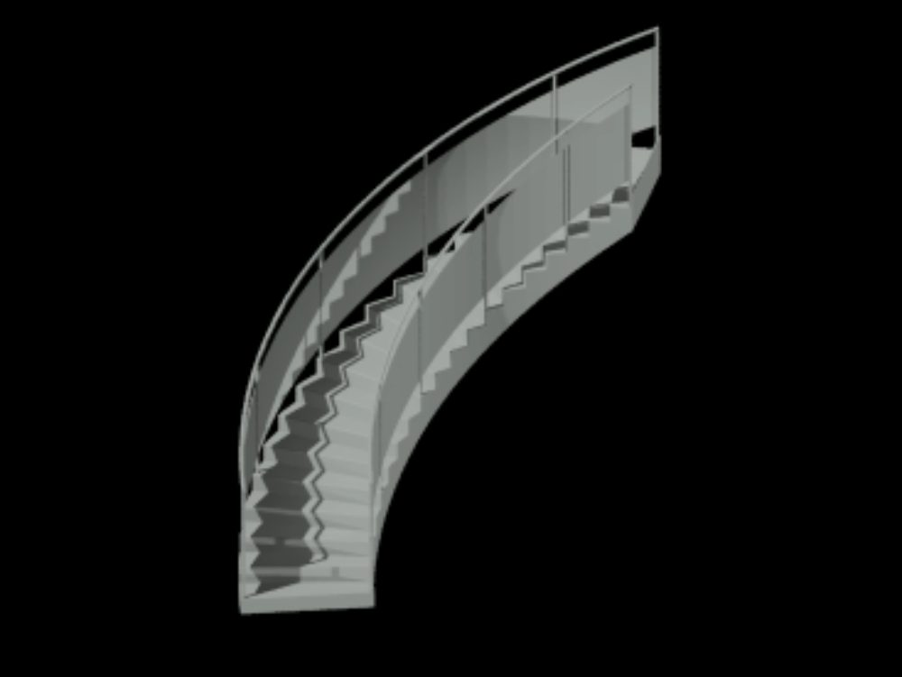 Escalera moderna caracol