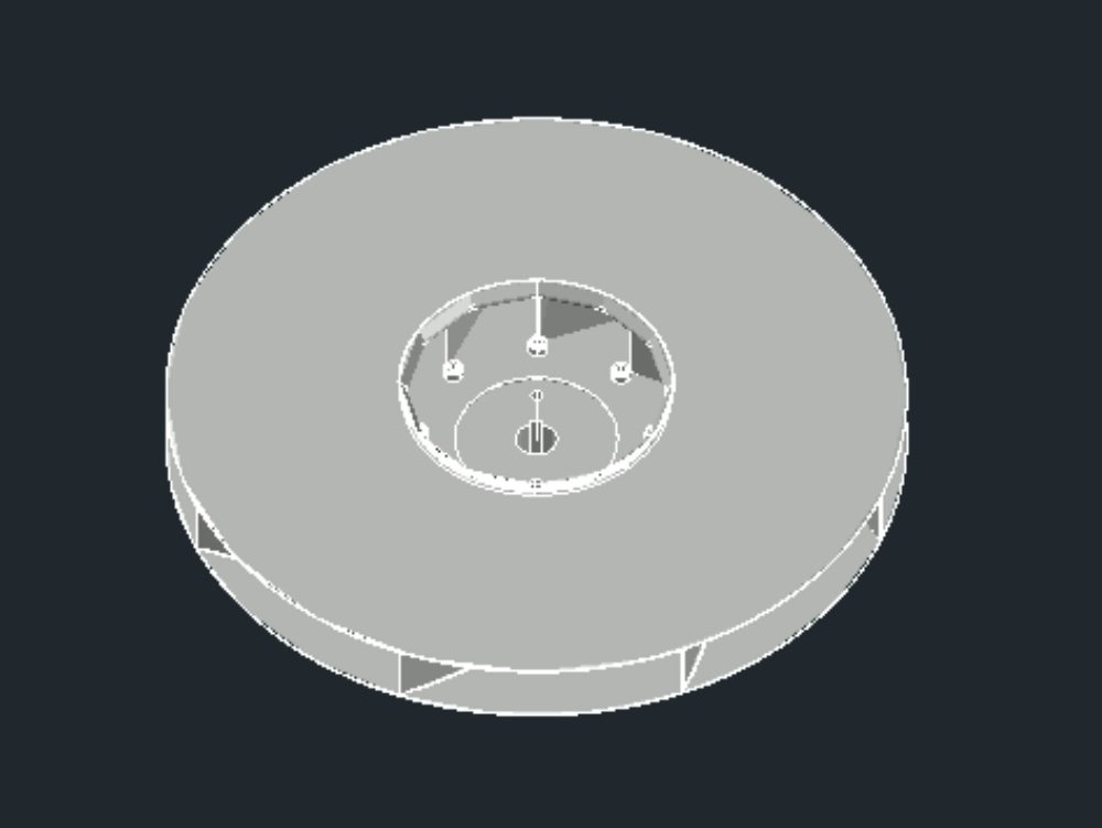 Impulso; componente del ventilador como ventilador centrifugo
