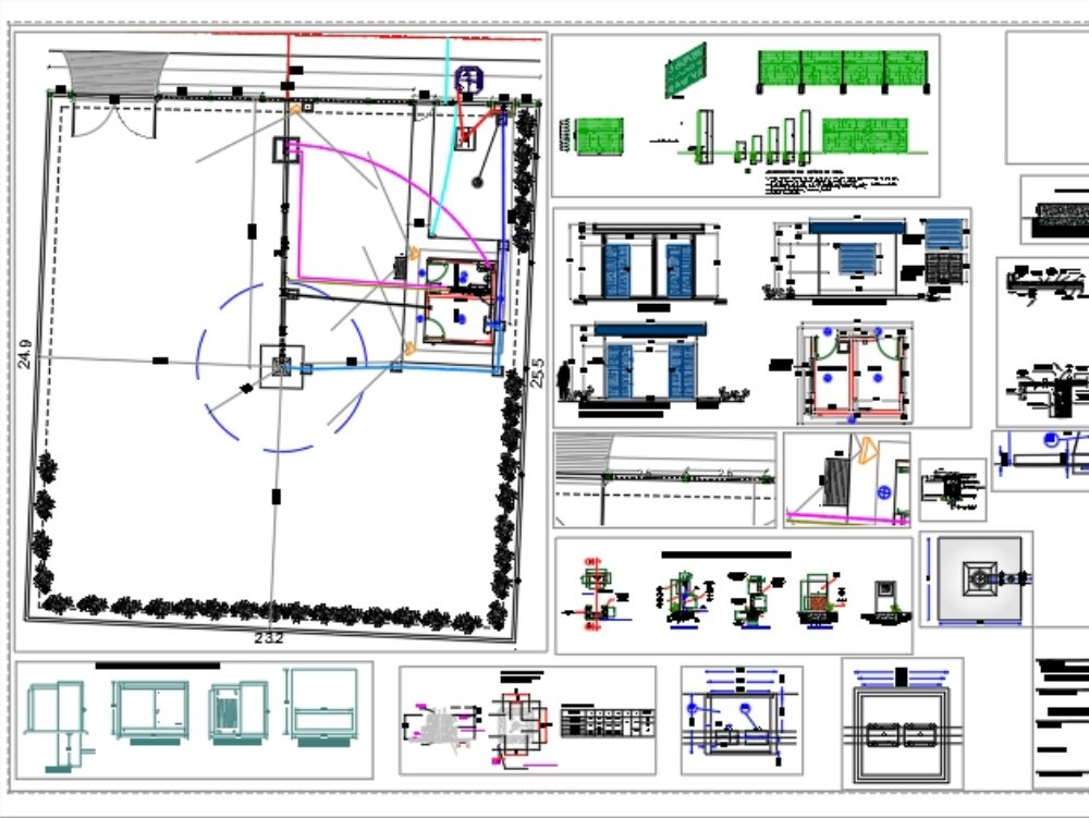 Project of a drinking water collection system of a subdivision