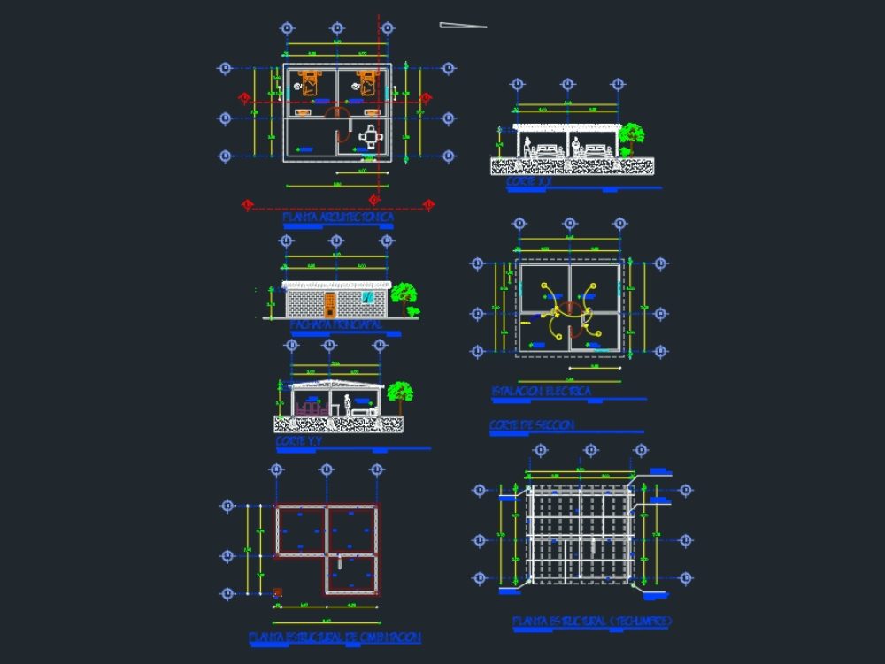 Plans de conception d'une maison économique