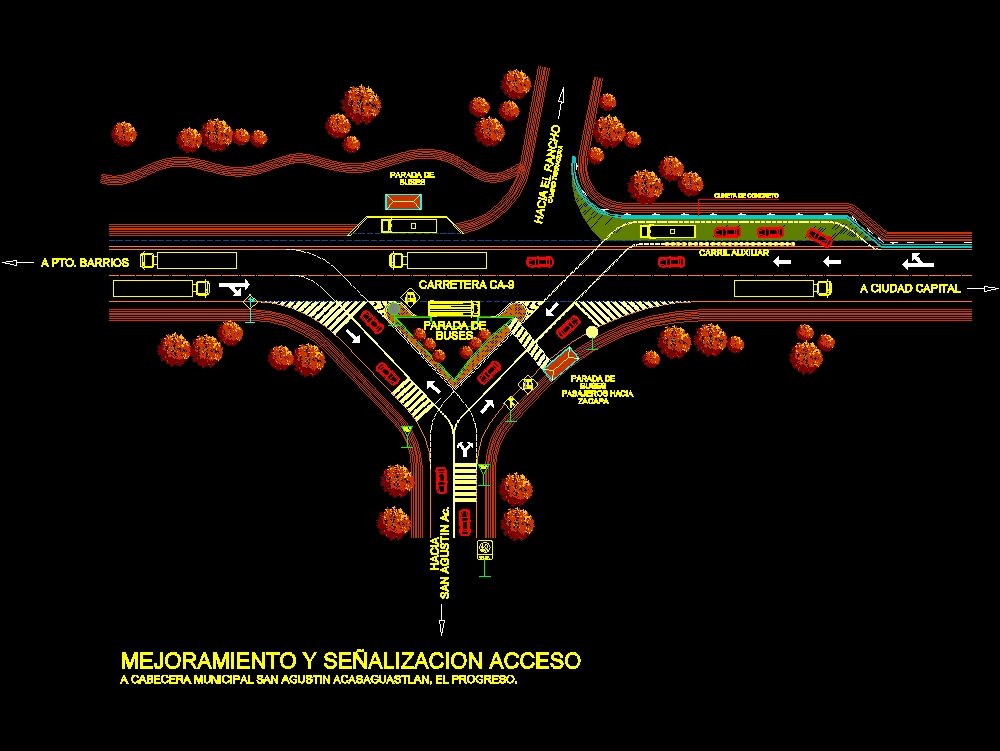 Urban design - road planning in t