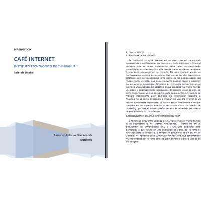 Diagnostico de Diseno para Cafe Internet