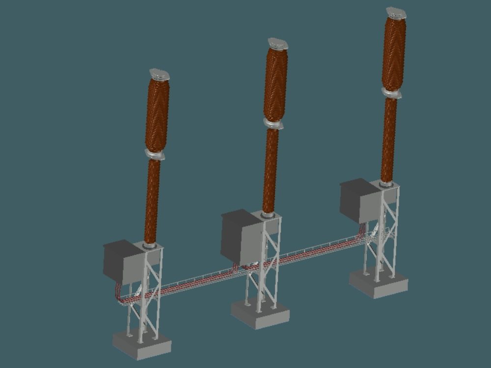 220-kV-Leistungsschalter - Umspannwerk