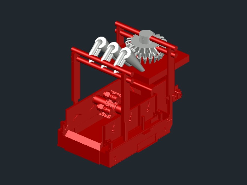 3D-Schlammreiniger im vollständigen Autocad 2020