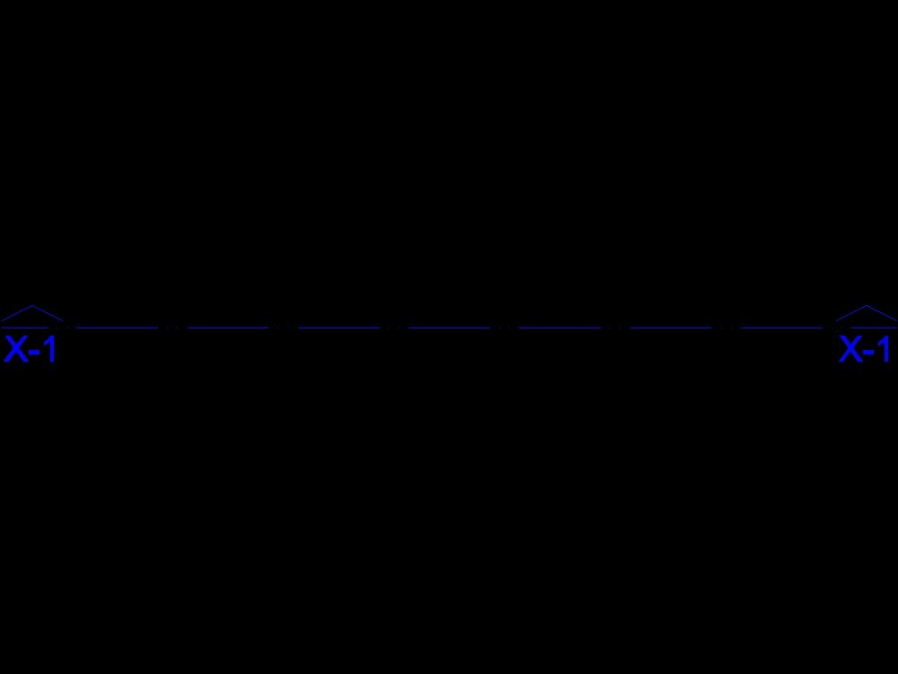 Linea de seccion dinamica en escala 1:100