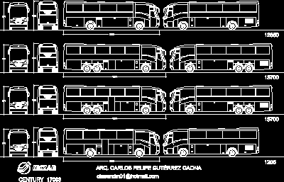 Autobus iriza century 17003