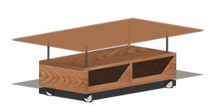Ikea - mesa de centro movil eneryda