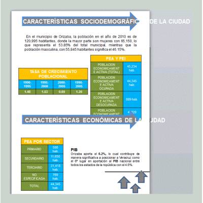 Analisis Socioeconomico de Orizaba: Infraestructura y Crecimiento