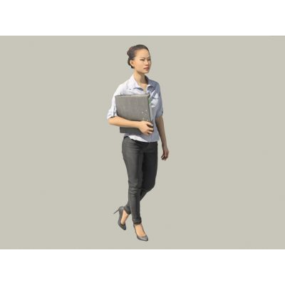 Mujer ejecutiva hiperrealista