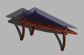 mesa de centro 3d