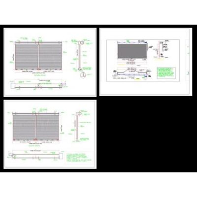 Puertas metalicas enrrollables electricas - autocad