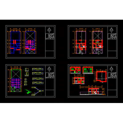 Detalles constructivos de proyecto arquitectónico