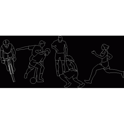 Deportistas en vista