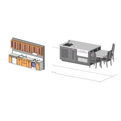 Conjunto Completo de Muebles de Cocina
