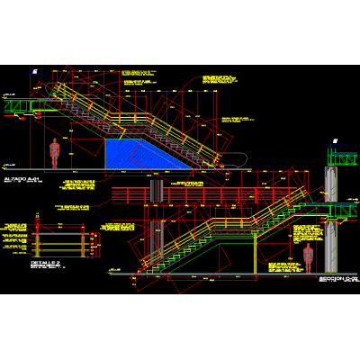 Escaleras para centro comercial