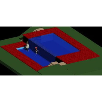 Piscina cascada