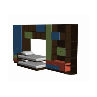 Cama cucheta 3d