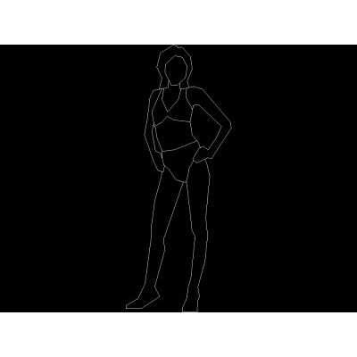 Persona in costume da bagno in elevazione