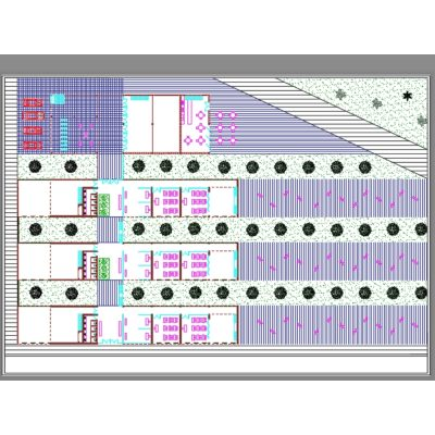 Diseno de colegio con planta arquitectonica