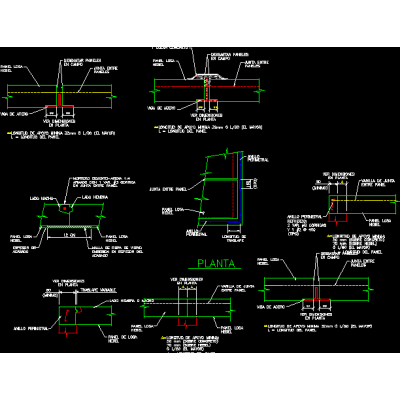 Detalles de estructuras metalicas
