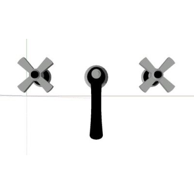 Sketchup widespread lavatory