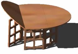 3d folding table