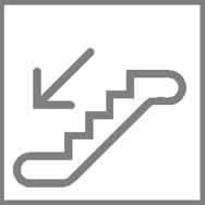 Symbole de l'escalator Bmp