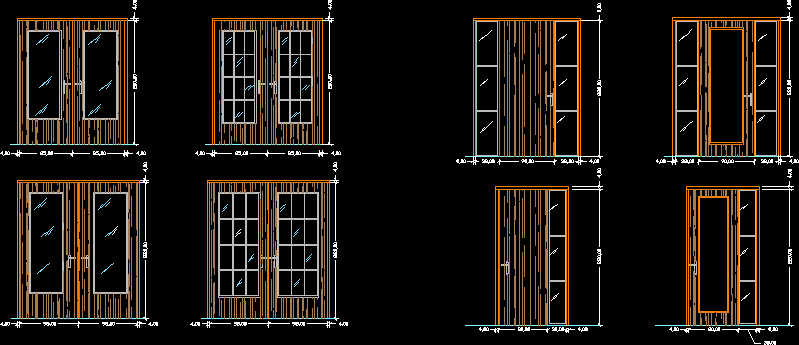 doors in elevation