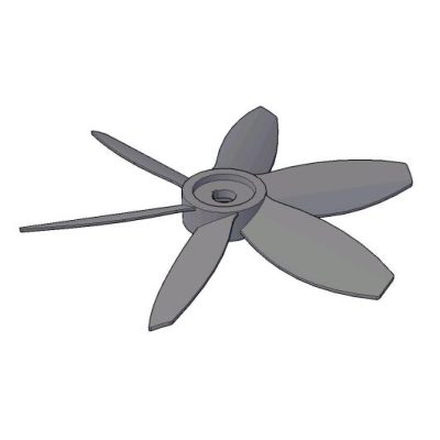 Diseno de aspa de baja presion en fundicion dxf