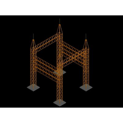 3d electrical substation support