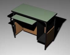3d desk table