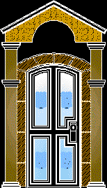 facciata della porta