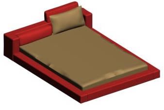 low double bed