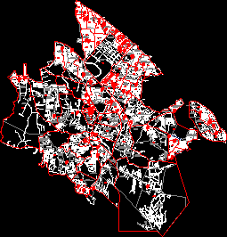 Plan der Stadt Jiutepec; mehrlos