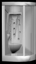 cabine de banheiro 3d