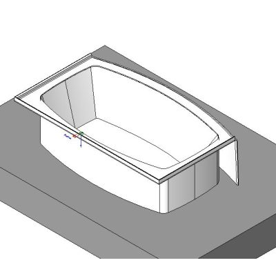 Banera Curvada Expance 3D
