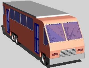 microônibus 3d
