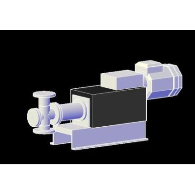 Bomba de piston 3d