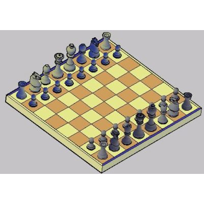 Scacchiera 3d