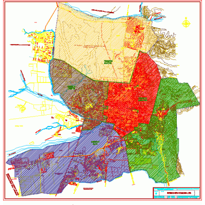 Plano de Zonas de Salta