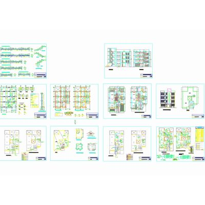 Planos Completos de Vivienda Multifamiliar