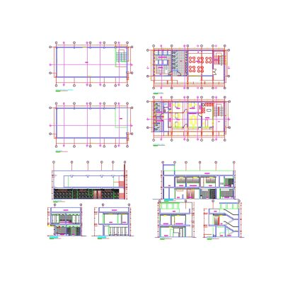 Edificio con oficinas pequeñas