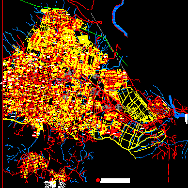 urban layout of tuxtla gutierrez