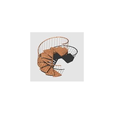 Escalera caracol 3d